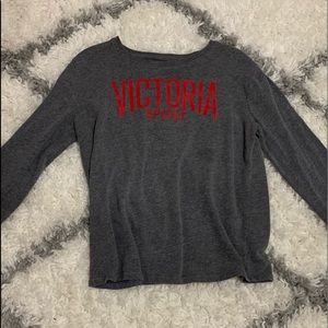 Gray fuzzy Victoria’s Secret sweater